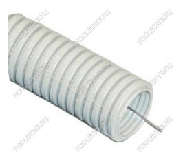 Труба гофрированная легкая с зондом ПВХ 20 мм Труба гофрированная легкая с зондом ПВХ 20 мм